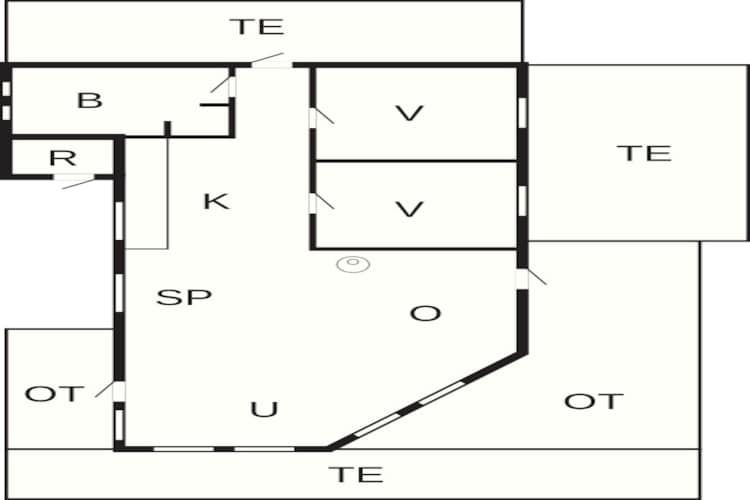 Ontsnapping aan zee met schommel-Plattegrond