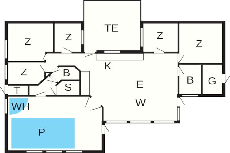 14 persoons vakantie huis in Løgstør-By Traum-Plattegrond