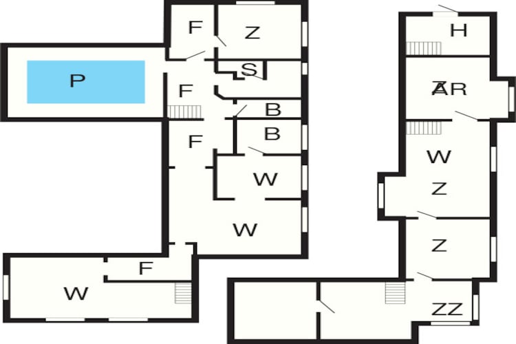 15 person holiday home in Hundslund-By Traum-Floor plan