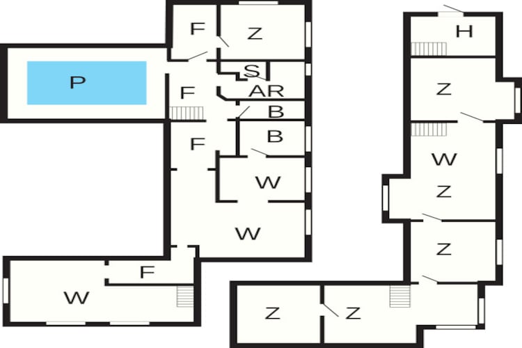 15 persoons vakantie huis in Hundslund-By Traum-Plattegrond