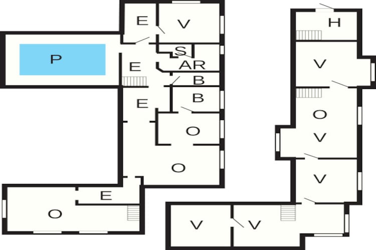 15 persoons vakantie huis in Hundslund-By Traum-Plattegrond