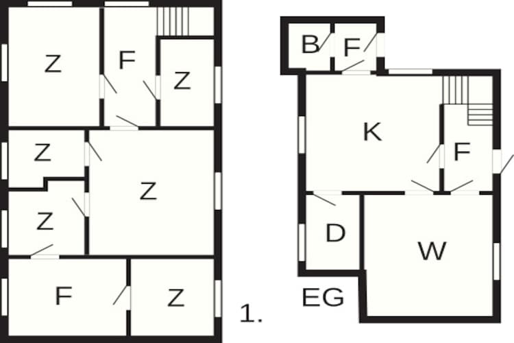 11 Personen Ferienhaus in Bud-By Traum - Grundriss