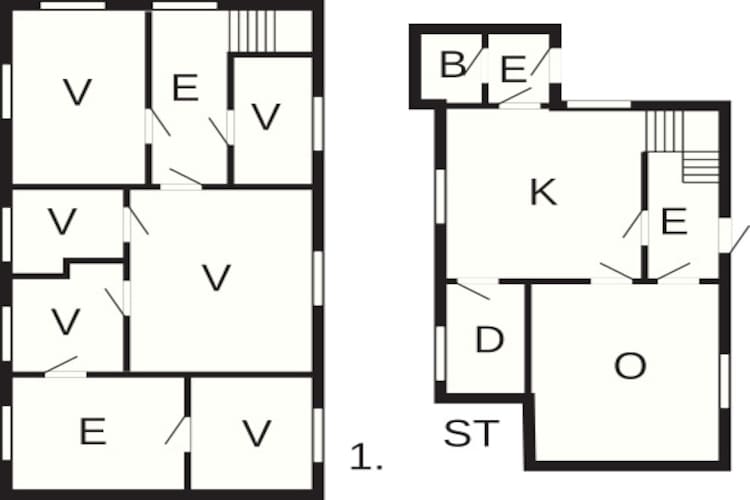 11 Personen Ferienhaus in Bud-By Traum - Grundriss