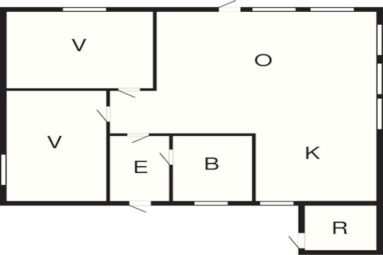 6 persoons vakantie huis in Roslev-By Traum-Plattegrond