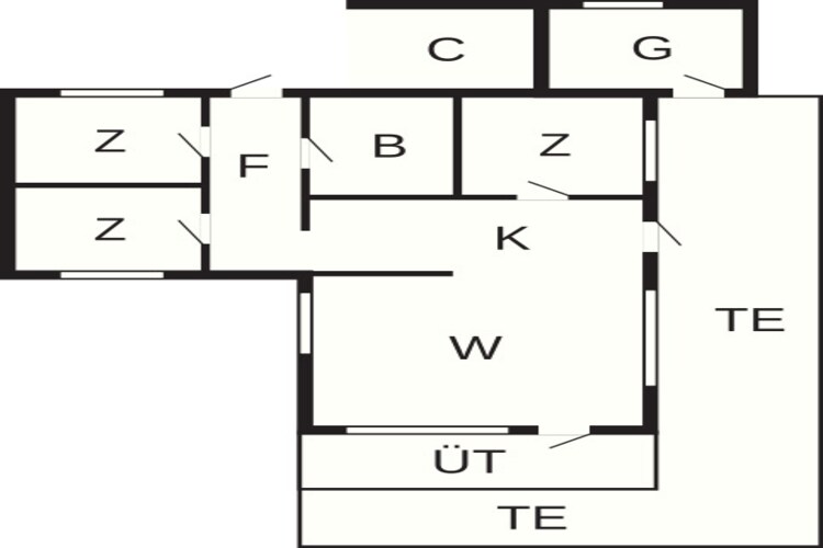 Prachtig uitzicht in Storebaelt -- By Traum Ferienwohnungen-Plattegrond