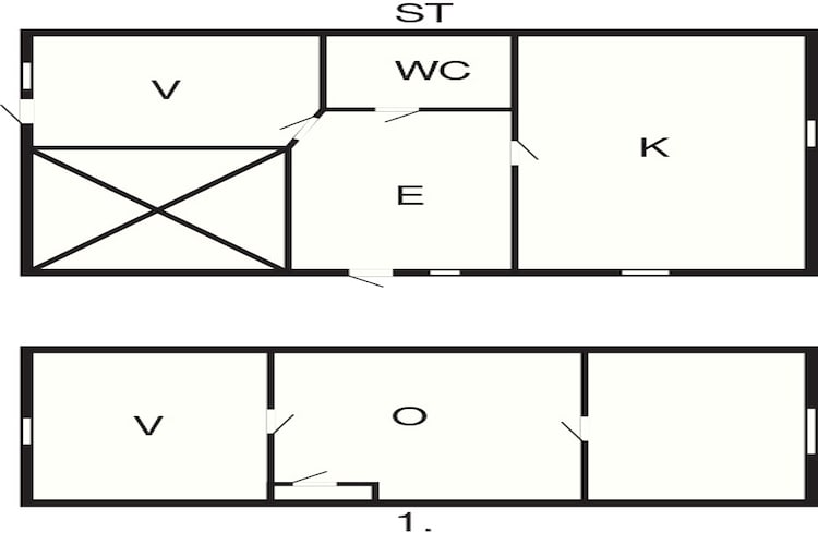 Maison de vacances pour 5 a Tvååker-By Traum-Plan d'étage