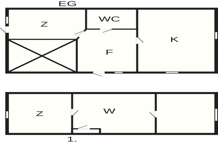 5 person holiday home in Tvååker-By Traum - Floor plan
