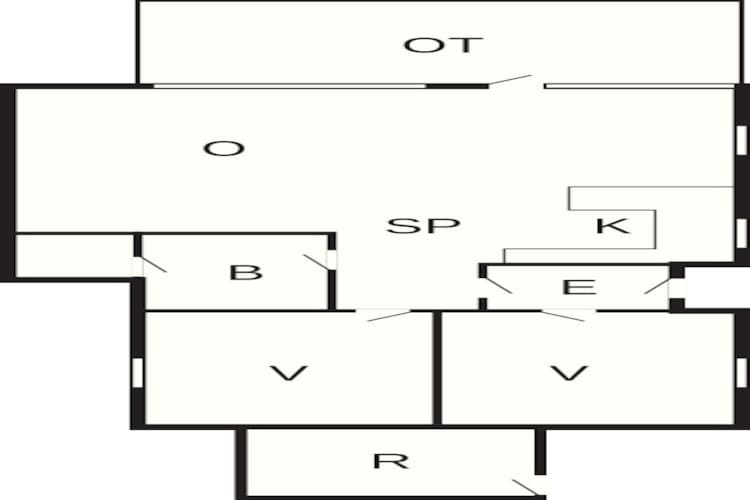 6 Personen Ferienhaus in Børkop-By Traum - Grundriss