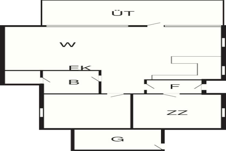6 persoons vakantie huis in Børkop-By Traum - Plattegrond