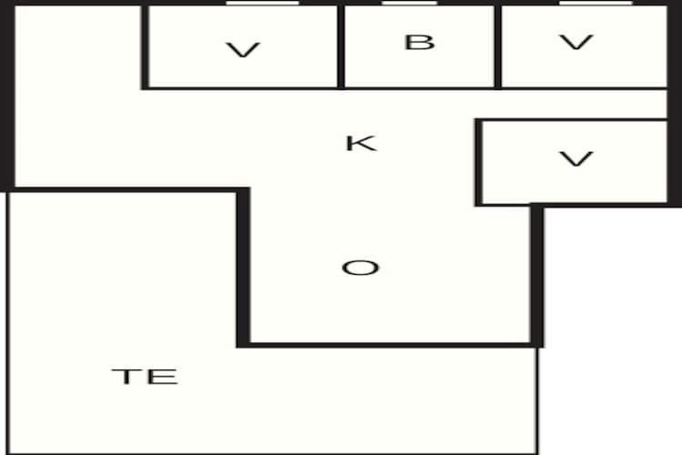 Afgelegen toevluchtsoord met uitzicht - Plattegrond