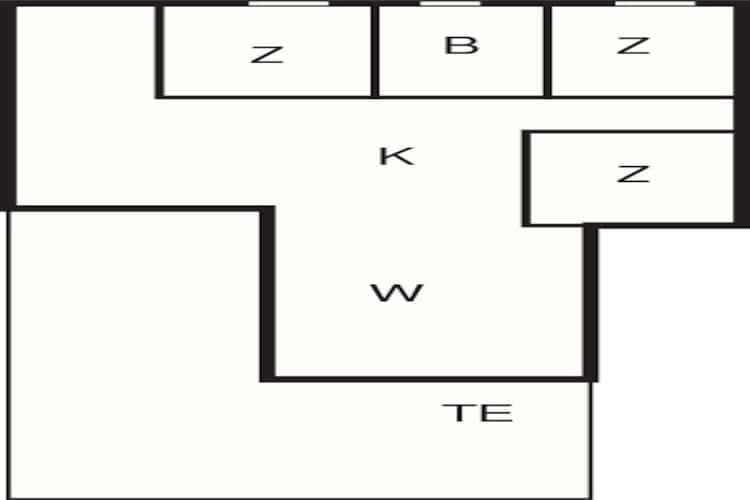 Afgelegen toevluchtsoord met uitzicht - Plattegrond