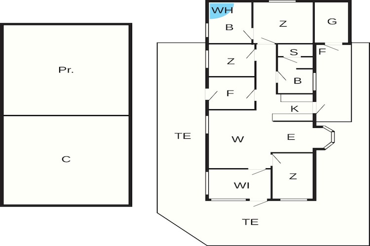 8 persoons vakantie huis in Hals-By Traum - Plattegrond