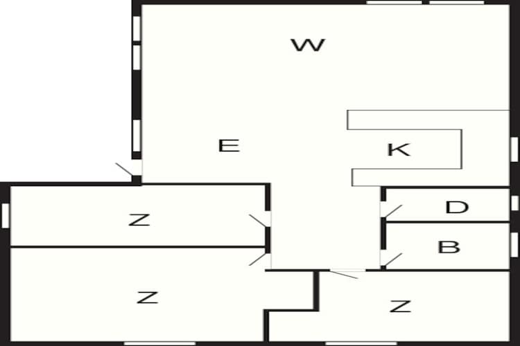 6 persoons vakantie huis in Nexø-Plattegrond