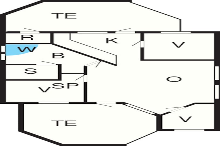 6 persoons vakantie huis in Børkop-By Traum-Plattegrond