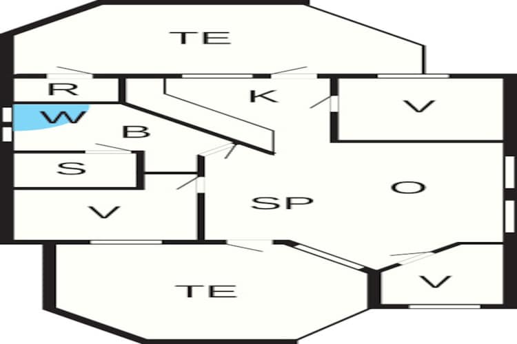 6 persoons vakantie huis in Børkop-By Traum-Plattegrond