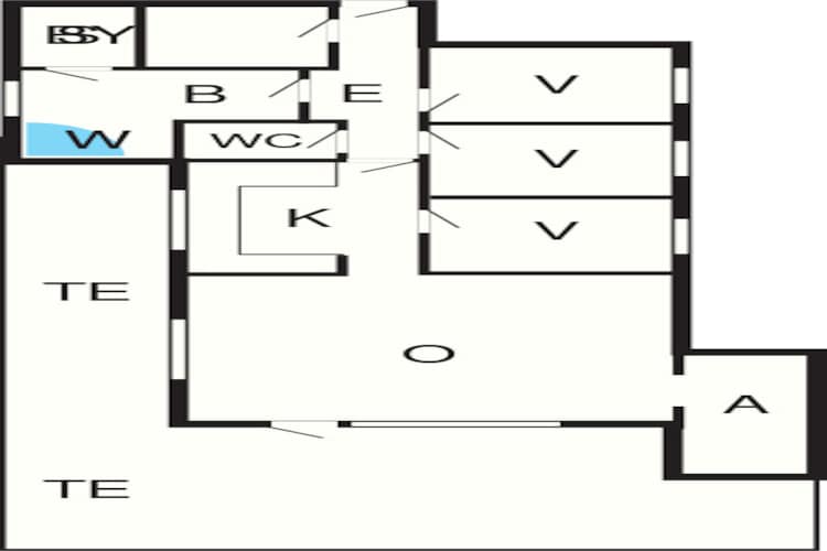 8 persoons vakantie huis in Nexø-Plattegrond