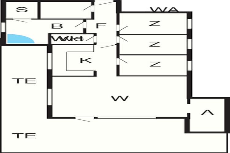 8 persoons vakantie huis in Nexø-Plattegrond
