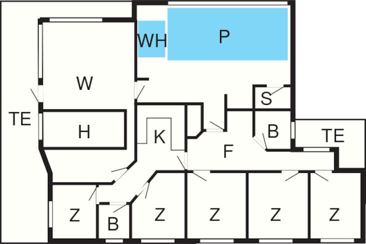 14 person holiday home in Nexø-Floor plan