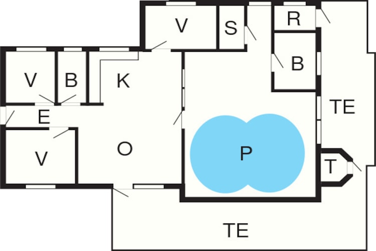 8 persoons vakantie huis in Ørsted-By Traum-Plattegrond