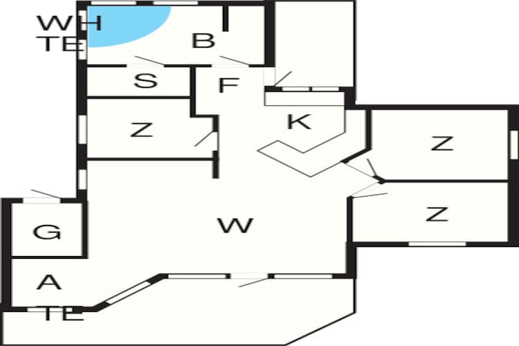 8 persoons vakantie huis in Humble-Plattegrond