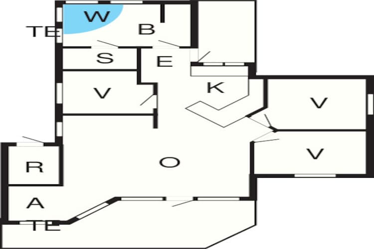8 persoons vakantie huis in Humble-Plattegrond