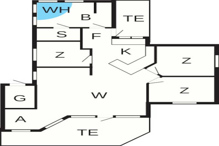 8 persoons vakantie huis in Humble-Plattegrond