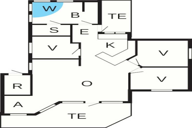8 persoons vakantie huis in Humble-Plattegrond