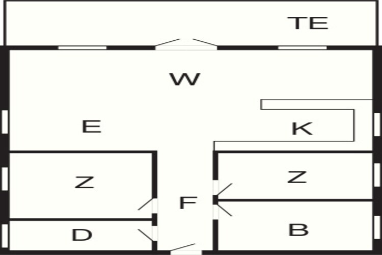 Afgelegen paradijs in Kelstrup -- By Traum Ferienwohnungen-Plattegrond