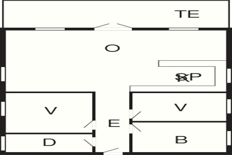 Afgelegen paradijs in Kelstrup -- By Traum Ferienwohnungen-Plattegrond