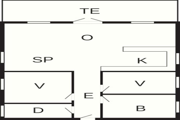 Afgelegen paradijs in Kelstrup -- By Traum Ferienwohnungen-Plattegrond