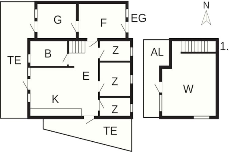 Seaside Charm in Bork Havn - Floor plan