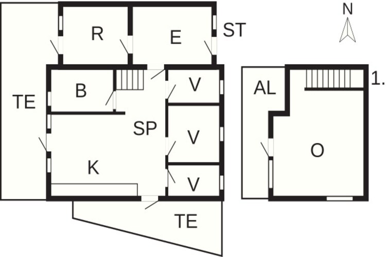 Seaside Charm in Bork Havn - Floor plan