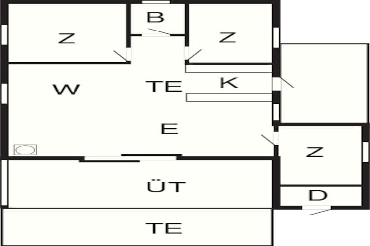 Maison de vacances pour 6 a Struer-By Traum-Plan d'étage