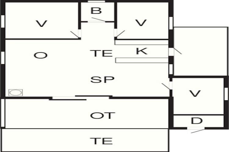 Maison de vacances pour 6 a Struer-By Traum-Plan d'étage