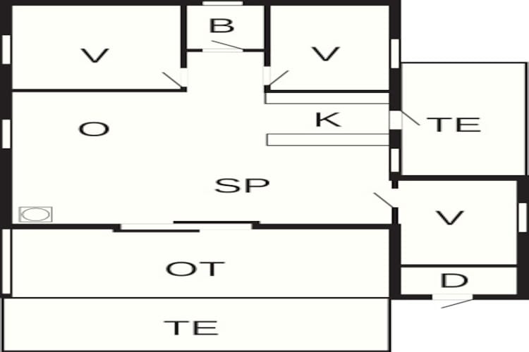 Maison de vacances pour 6 a Struer-By Traum - Plan