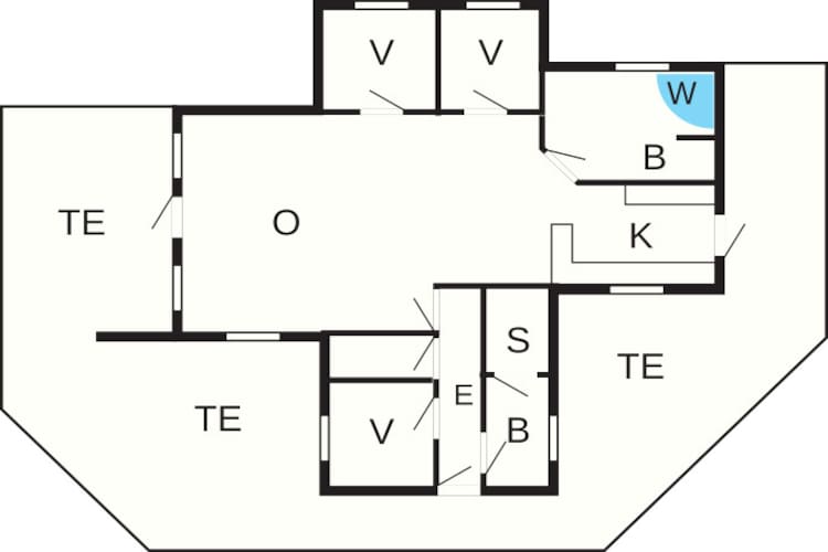 8 persoons vakantie huis in Spøttrup-By Traum - Plattegrond