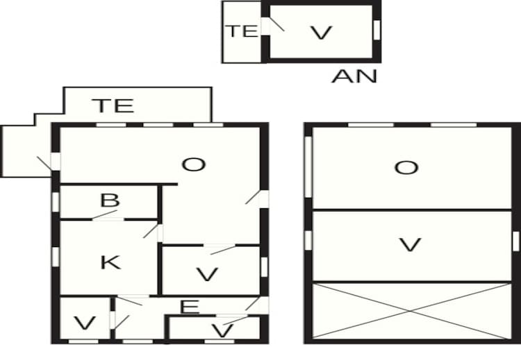 Maison de vacances pour 10 a Vinderup-By Traum - Plan