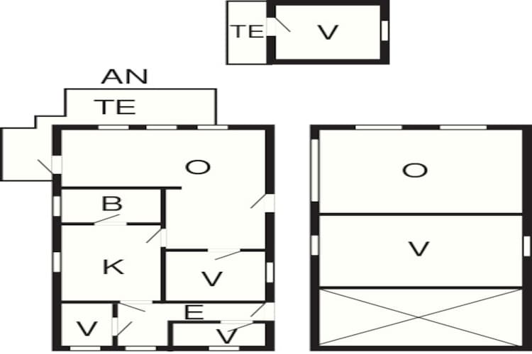 10 Personen Ferienhaus in Vinderup-By Traum - Grundriss