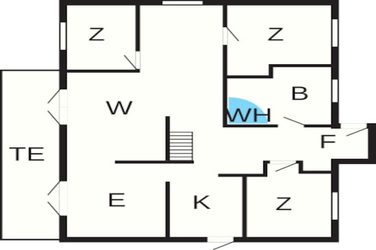 8 person holiday home in Løgstrup-By Traum - Floor plan