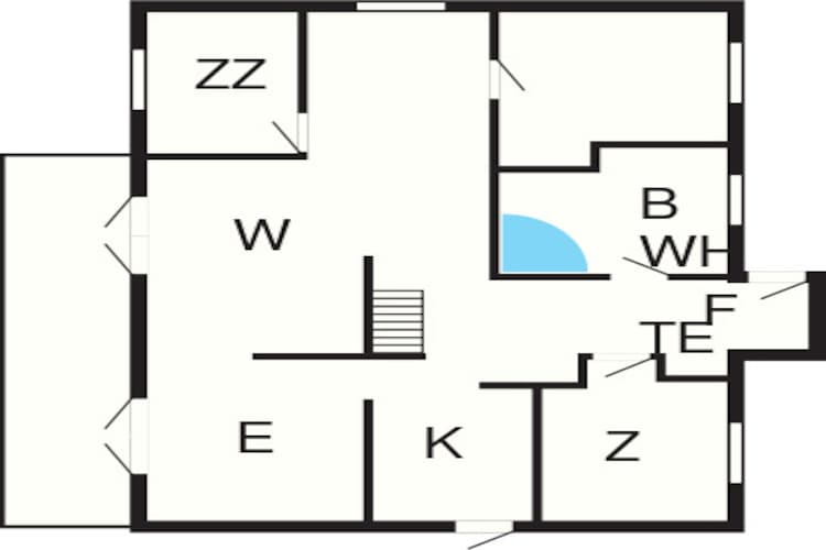 Maison de vacances pour 8 a Løgstrup-By Traum - Plan