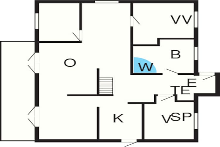 Maison de vacances pour 8 a Løgstrup-By Traum - Plan