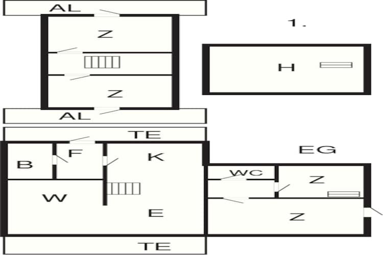 8 persoons vakantie huis in Fur-Plattegrond
