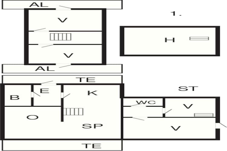 8 persoons vakantie huis in Fur-Plattegrond