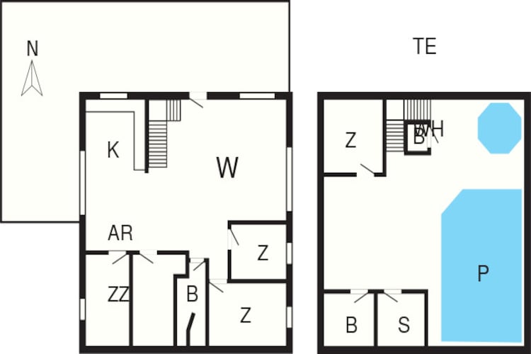 12 persoons vakantie huis in Haderslev-By Traum-Plattegrond