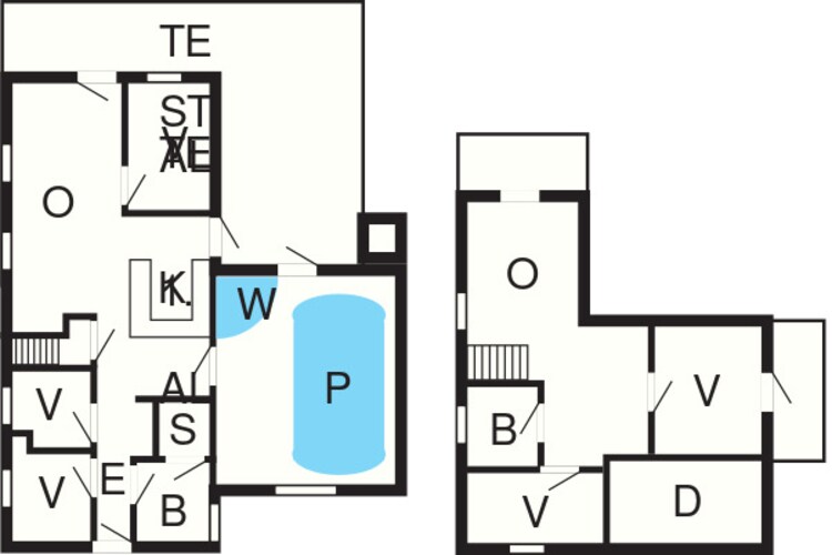 10 persoons vakantie huis in Fur-By Traum-Plattegrond