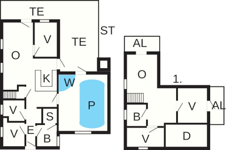 10 persoons vakantie huis in Fur-By Traum-Plattegrond