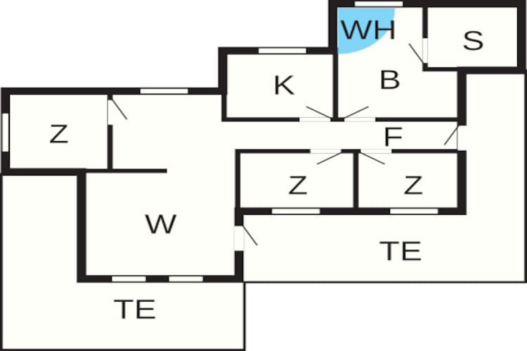 6 persoons vakantie huis in Hadsund-By Traum - Plattegrond