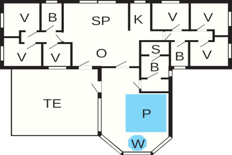 12 persoons vakantie huis in Væggerløse-By Traum-Plattegrond