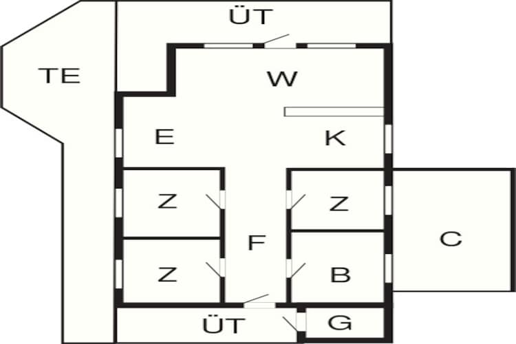 6 persoons vakantie huis in Spøttrup-By Traum-Plattegrond