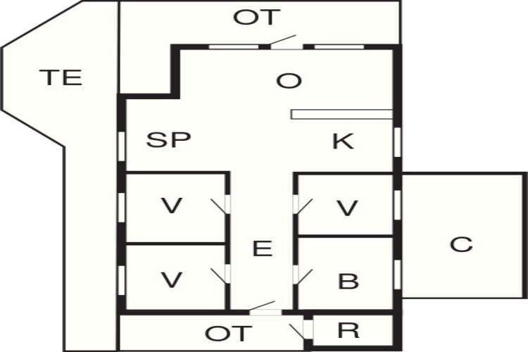 6 persoons vakantie huis in Spøttrup-By Traum-Plattegrond